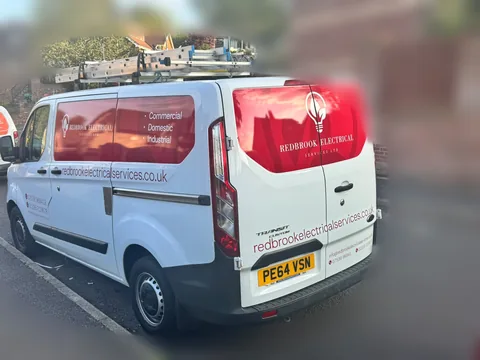 Redbrook Electrical Services van serving Barnsley and South Yorkshire
